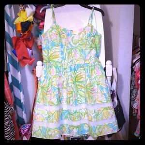 Lilly Pulitzer Ollie Dress Elephant Ears Size 12